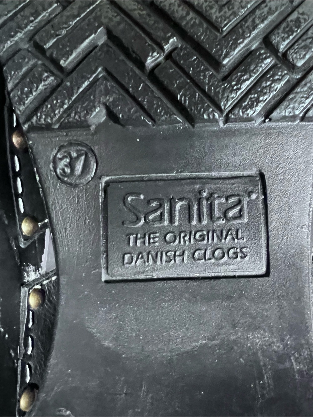 Sanita Khloe Danish Clogs Slingback Mary Janes Womens 6.5/7 EU 37 Black - Picture 7 of 8